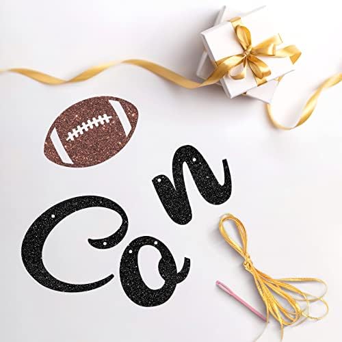 Dalaber Football Concessions Banner for Kids Birthday Decoration