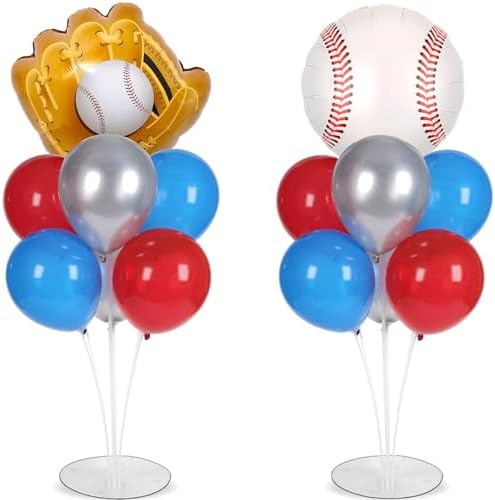 Baseball Themed Balloons Stand Kit 2 Sets