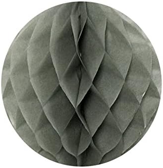 Allydrew Tissue Honeycomb Ball 6 Inch Gray 5 Pack