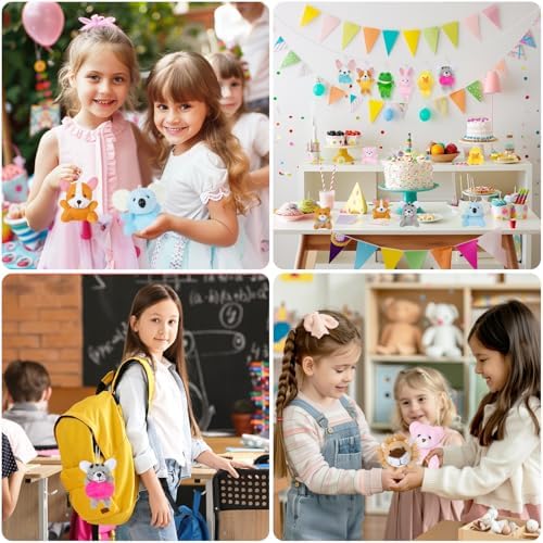 24 Pack Mini Stuffed Animals Bulk Party Favors