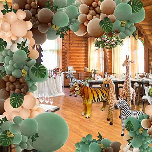 PERPAOL 148PCS Safari Balloon Garland Kit