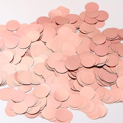 Rose Gold Confetti Balloons 25 Pcs for Party Decorations