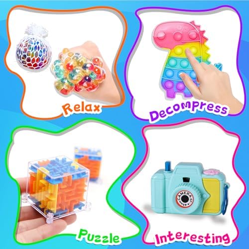 1000pcs Sensory Fidget Toy Pack for Kids and Adults