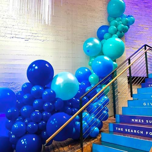 PartyWoo Royal Blue Balloons 152pcs Set