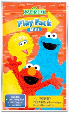 Sesame Street Mini Party Favors Set for Kids