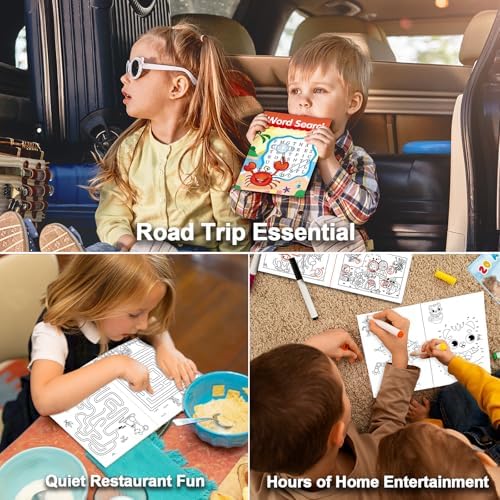 20 Pack Small Activity Books for Kids Age 4-8