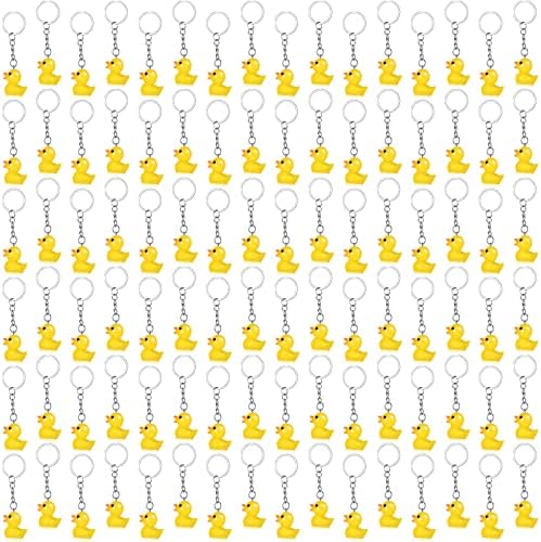 Yoande Plastic Duck Keychains 3D Small Pendant