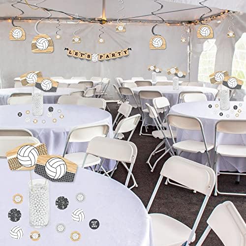 Big Dot of Happiness Volleyball Decor Kit 51 Pieces