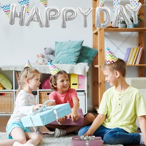 LIOZEOKUN 16 Inch Letter Balloons A-Z 2 Set Custom Phrase