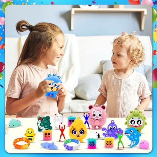 107Pcs Party Favors for Kids Fidget Toy Set