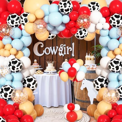 170Pcs Farm Animal Balloon Garland Arch Kit