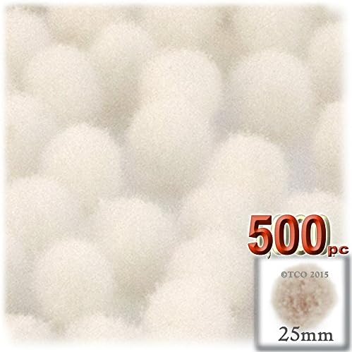 The Crafts Outlet 500-Piece Neon Green Pom Poms