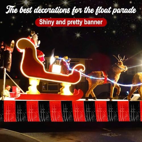 6 Pack 10 Ft Metallic Foil Fringe Garland