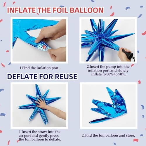 Red White Blue Balloon Arch Kit for 4th of July Celebrations