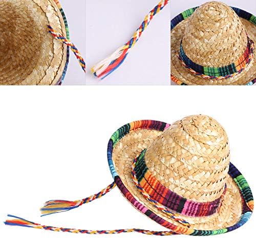BTYMS 8 Piece Mini Sombrero Party Hats