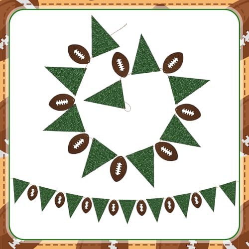 Janinka Football Party Decorations 115ft Garland
