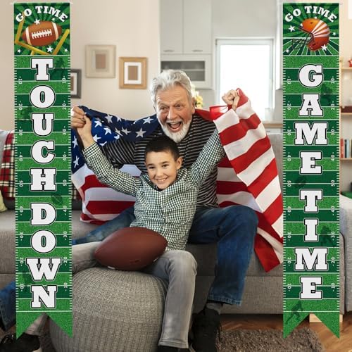 Football Porch Welcome Banner for Sport Parties and Game Themes