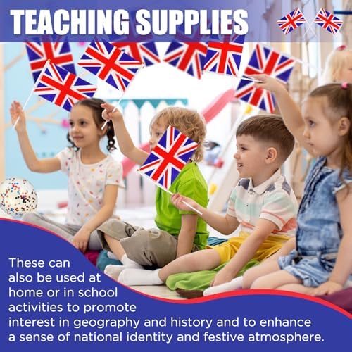 Lenwen 54 Pcs 4th of July Flag Banners Balloons and Ribbons