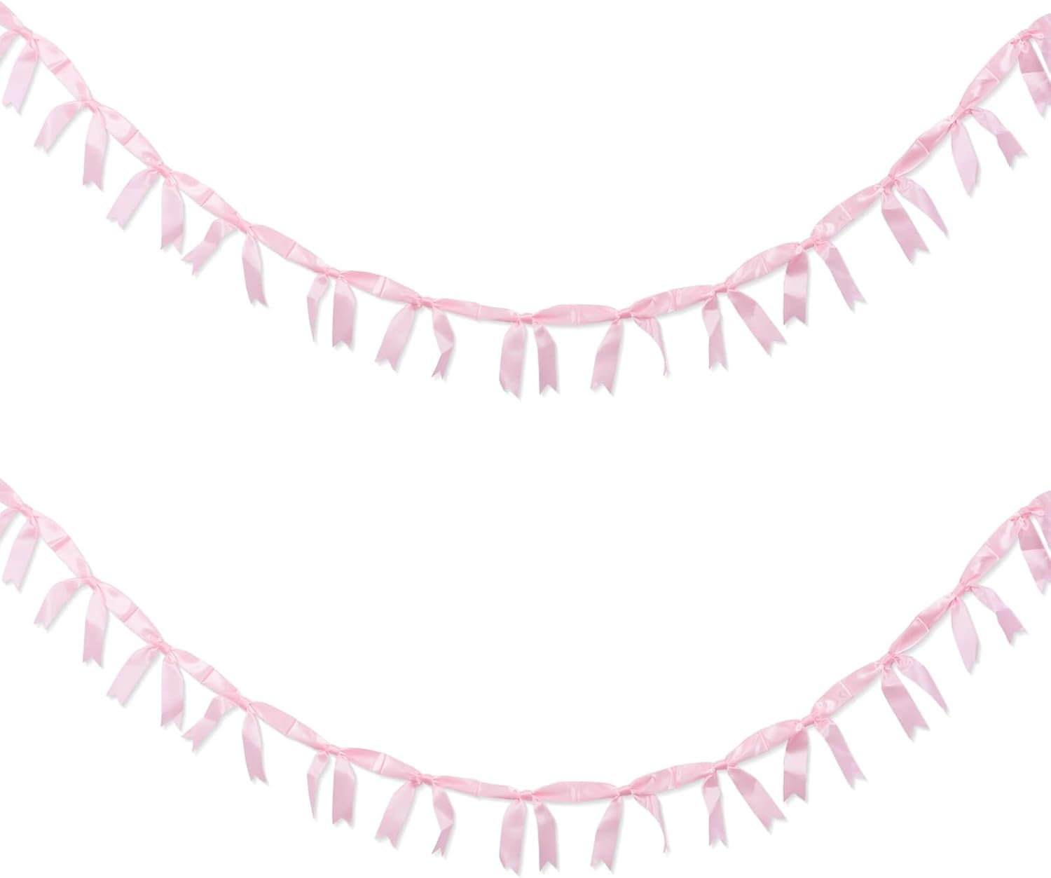 YKW 2 Pack Pink Ribbon Banners 8ft Each