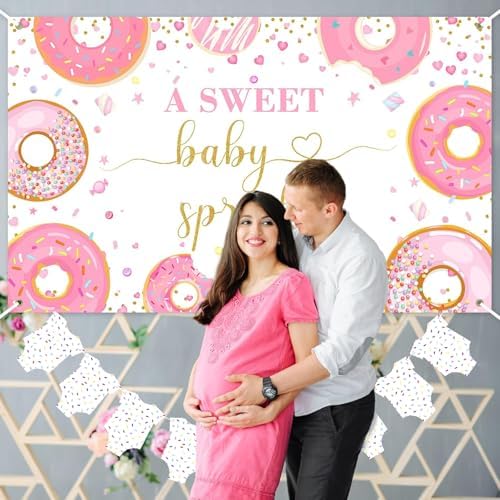 Sprinkle Baby Shower Onesie Banner 9 Piece
