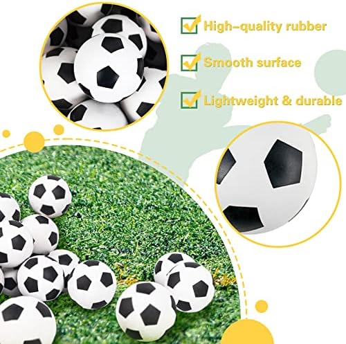 30pcs Mini Soccer Bounce Balls for Stress Relief and Party Favors