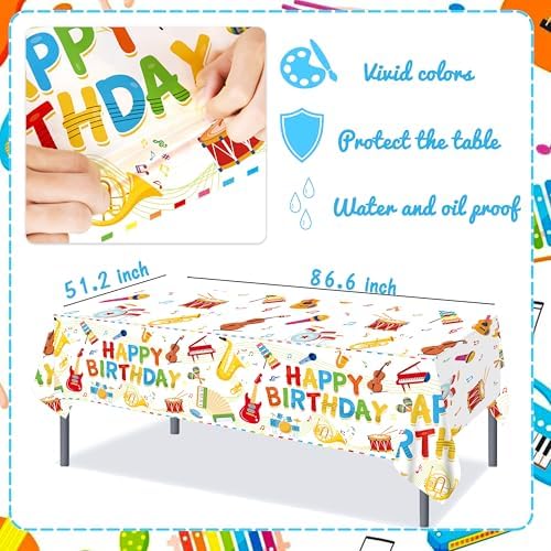 C L Cooper Life Music Instrument Tablecloths 2pcs