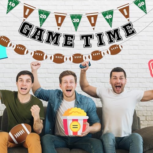 Adecortalk 3 Pcs Football Party Banner Set