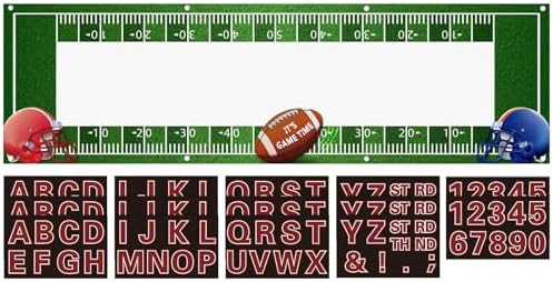 Tegeme Giant Football Party Banner 67x20 Inch