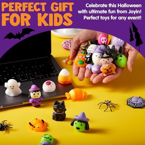 JOYIN 24 Piece Halloween Squishy Toy Set