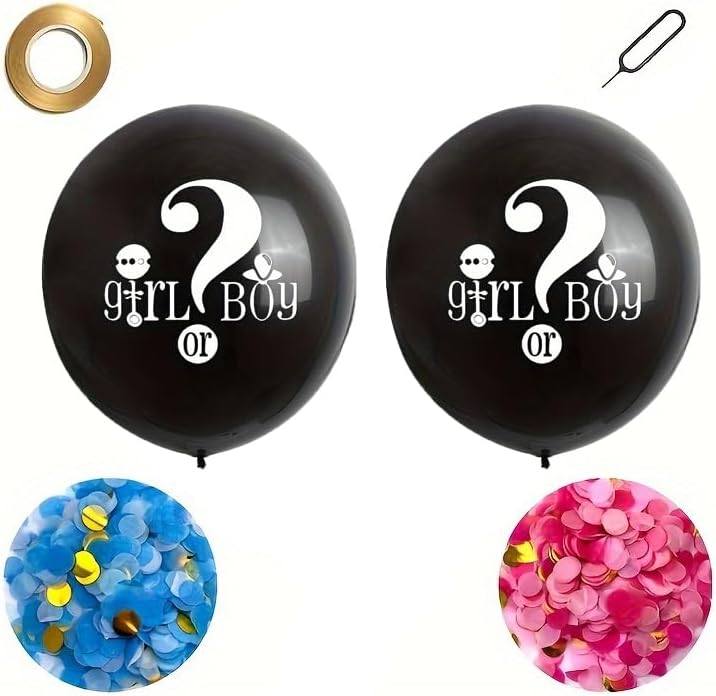 2pcs 36 Inch Gender Reveal Balloon Pop Kit