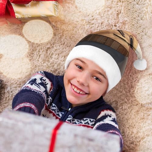 Wooden Santa Hat Guitar Christmas Headwear