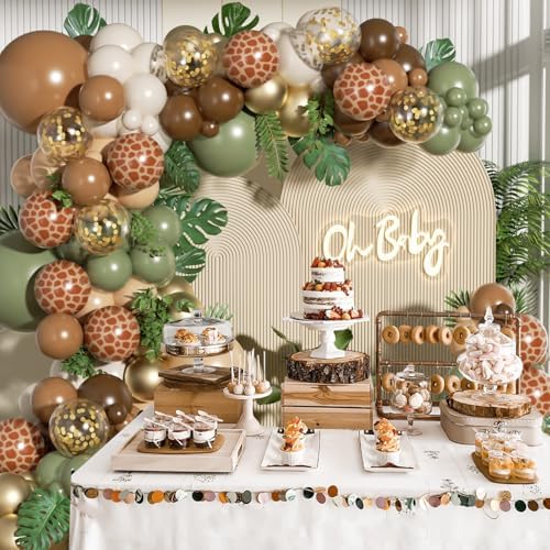152pcs Jungle Safari Balloon Arch Decor Kit