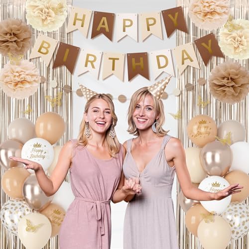 Ouddy Party Neutral Birthday Decorations Set