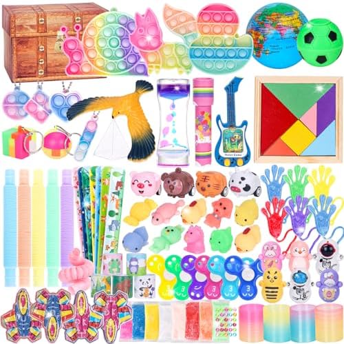 82 Piece Party Favor Toy Pack for Kids Classroom and Birthday
