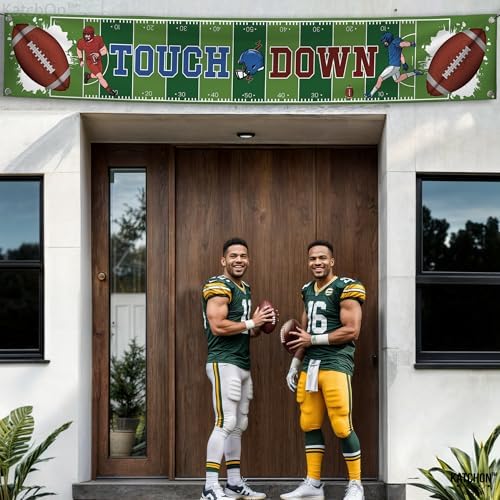 KatchOn XtraLarge Football Yard Banner - 120x20 Inch