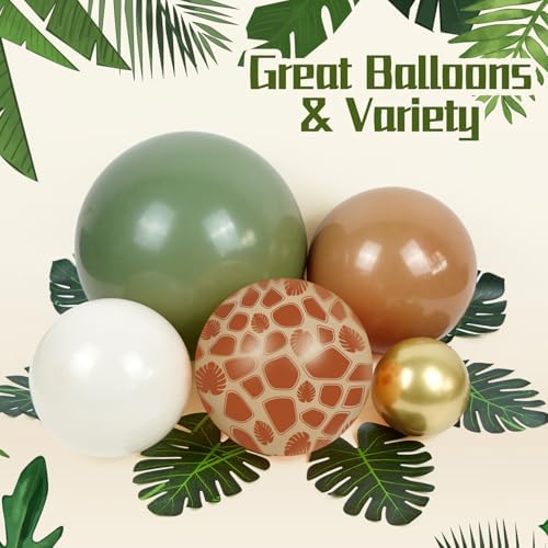 152pcs Jungle Safari Balloon Arch Decor Kit