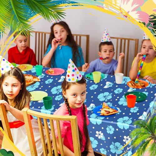Oudain Hawaii Hibiscus Tablecloth Set