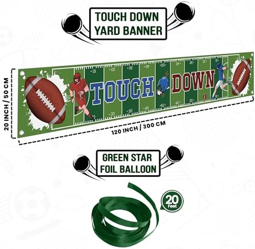 KatchOn XtraLarge Football Yard Banner - 120x20 Inch