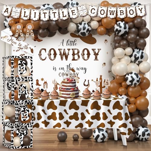Cowboy Baby Shower Decorations for Boy