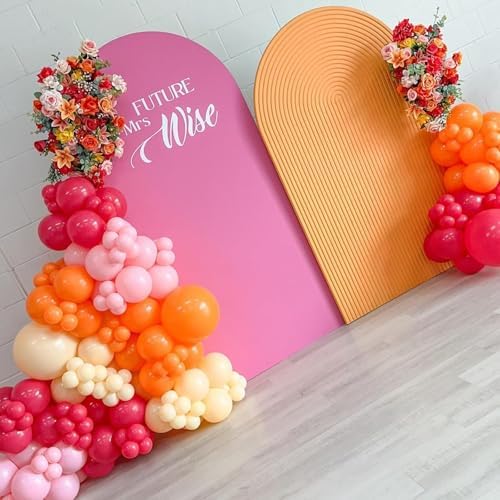 60 Piece Hot Pink Orange Balloons 12 Inch Party Decoration
