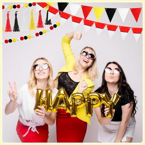 5 Pcs Cartoon Birthday Party Decor Banners Flags