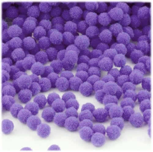 The Crafts Outlet 5000 Piece Multi Purpose Pom Poms Emerald Green 7mm Acrylic