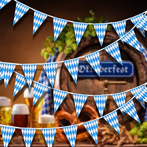 131 Feet Oktoberfest Bavarian Flag Set 4PCS