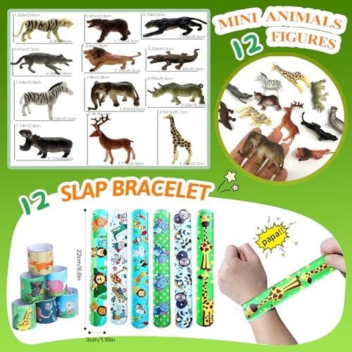 158 pcs Jungle Safari Party Favors for Kids