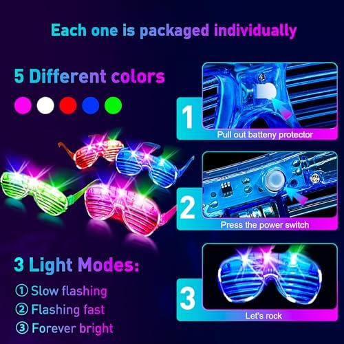 236PCS Glow in the Dark Party Supplies Set