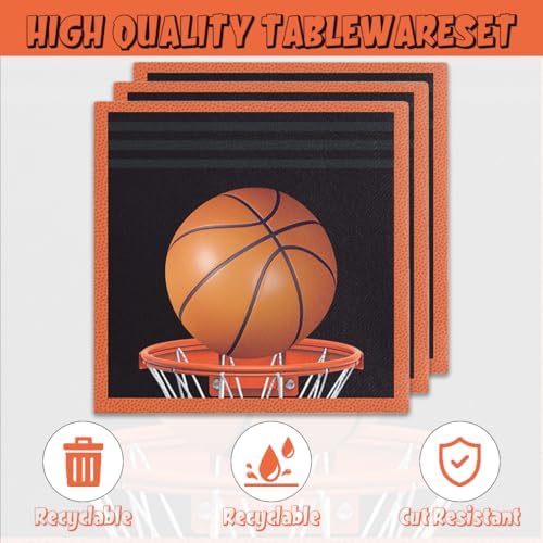 40Pcs Basketball Party Decorations Set