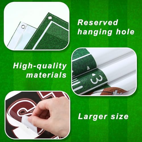 Tegeme Giant Football Party Banner 67x20 Inch