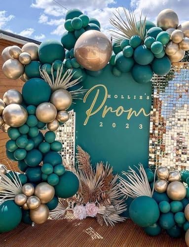 Green and Gold Balloons for Party Decorations
