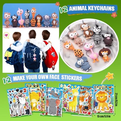 158 pcs Jungle Safari Party Favors for Kids