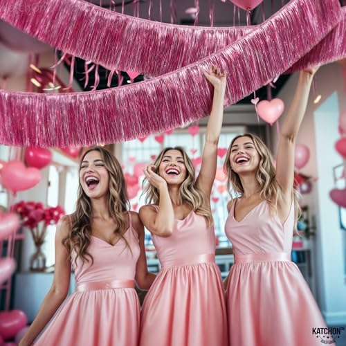 XtraLarge 65 Ft Pink Fringe Banner Pack of 2